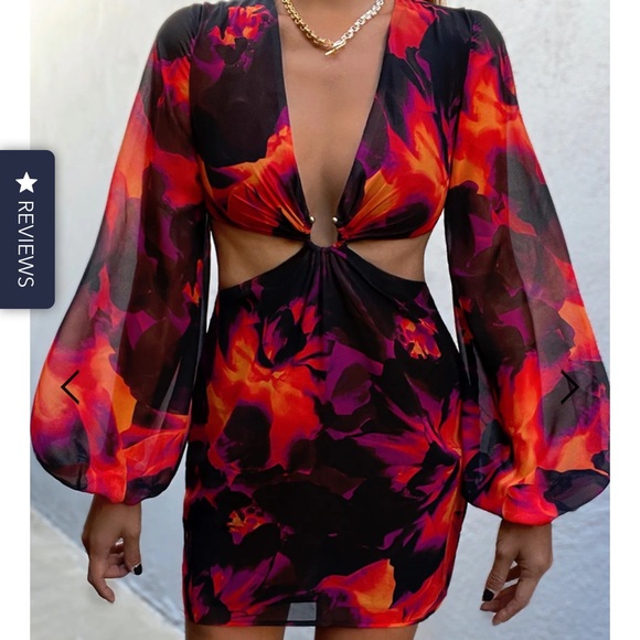 Runaway the Label Red Dress - Picture 3 of 6